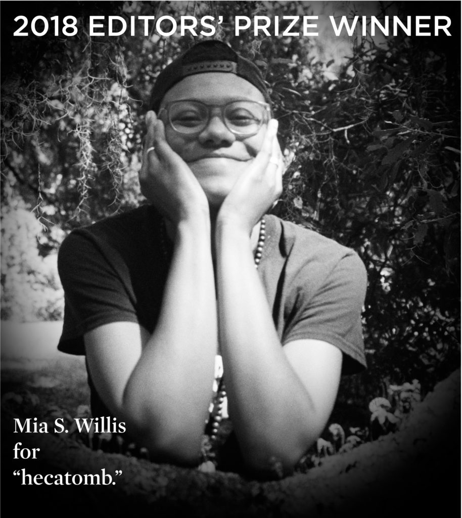 Mia S Willis Winner of the 2018 Foothill Edi